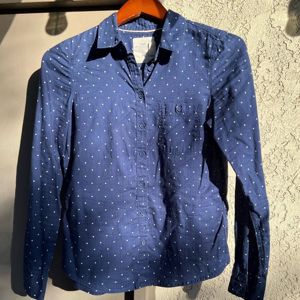 H&M Polka Dot Button-down Shirt W6